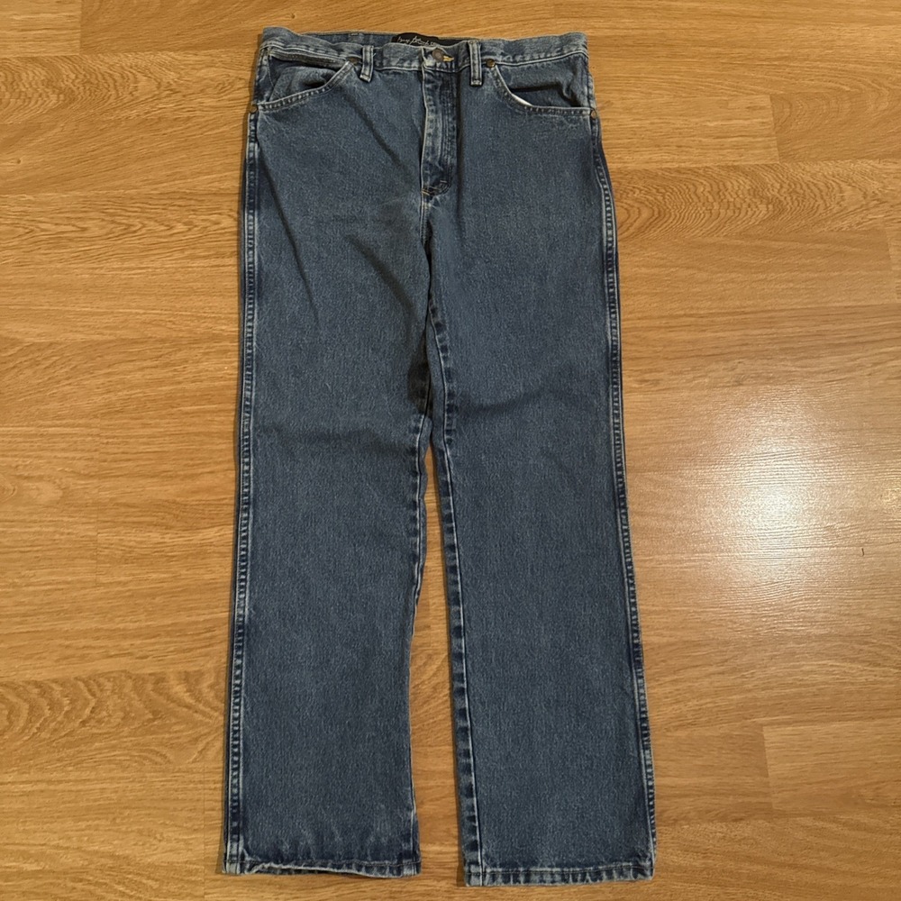 WRANGLER George Strait Cowboy Cut Collection Jeans Men's Blue 33x30 (Act 33x29)